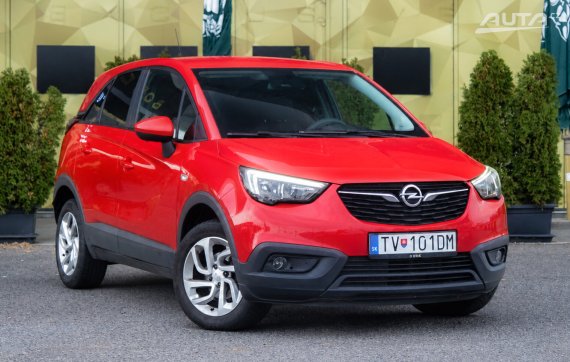 Opel Crossland X 1.2 LPG, 60kW (2018) / AJ NA SPLÁTKY / PROTIÚČET / 2018 červená