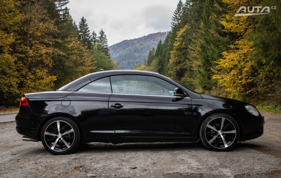 Volkswagen Eos 2.0 FSI, 110 kW, M6, 2d. / AJ NA SPLÁTKY / PROTIÚČET / 2006 černá