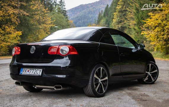 Volkswagen Eos 2.0 FSI, 110 kW, M6, 2d. / AJ NA SPLÁTKY / PROTIÚČET / 2006 černá