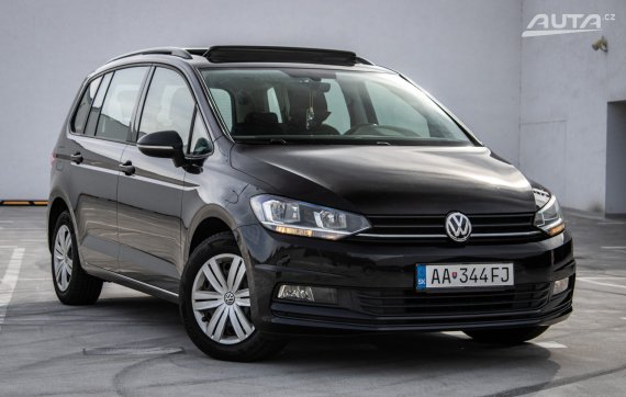 Volkswagen Touran 1.6 TDI SCR 115k, 85 kW, M6, 7 miest  / AJ NA SPLÁTKY / PROTIÚČET / 2018 černá