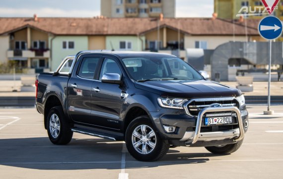 Ford Ranger 2.0 EcoBlue Bi-Turbo Limited AT/10 Double Cab 2021 / AJ NA SPLÁTKY / PROTIÚČET 2021 šedá