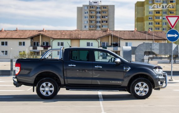 Ford Ranger 2.0 EcoBlue Bi-Turbo Limited AT/10 Double Cab 2021 / AJ NA SPLÁTKY / PROTIÚČET 2021 šedá