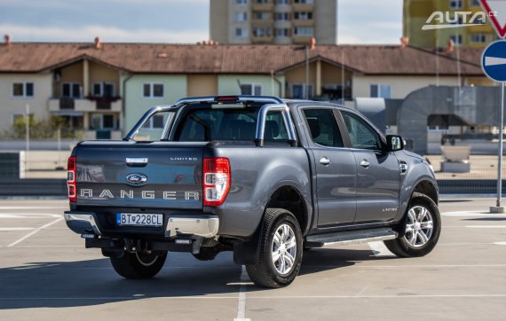 Ford Ranger 2.0 EcoBlue Bi-Turbo Limited AT/10 Double Cab 2021 / AJ NA SPLÁTKY / PROTIÚČET 2021 šedá