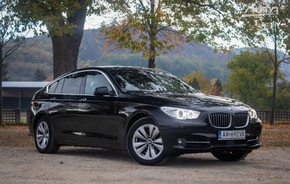 BMW Rad 5 GT 530d xDrive Gran Turismo, 180 kW, A8, 5d. / AJ NA SPLÁTKY / PROTIÚČET / 2012 černá