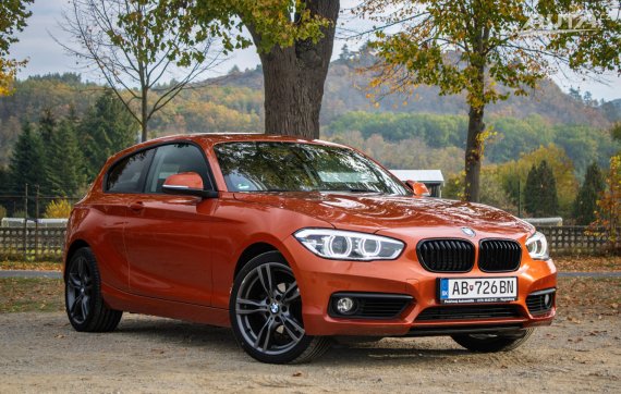 BMW Rad 1 118d F21 Advantage, 110 kW, M6, 3d. / AJ NA SPLÁTKY / PROTIÚČET / 2015 oranžová