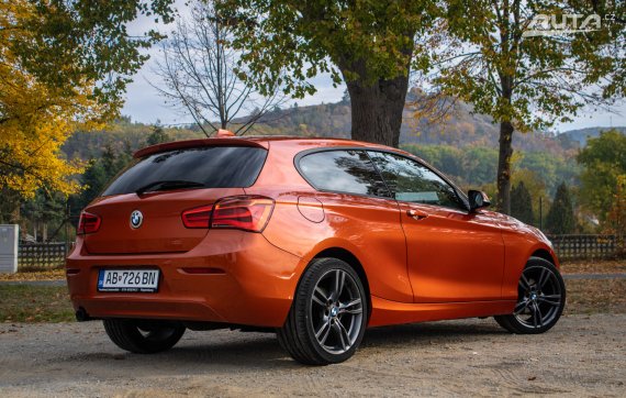 BMW Rad 1 118d F21 Advantage, 110 kW, M6, 3d. / AJ NA SPLÁTKY / PROTIÚČET / 2015 oranžová