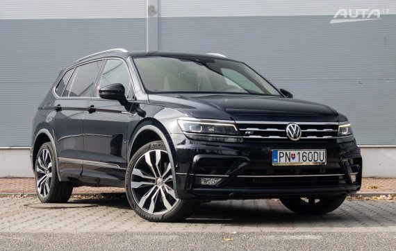 Volkswagen Tiguan Allspace 2.0 TDI R-Line 4MOTION DSG, 147kW (2021) / AJ NA SPLÁTKY / PROTIÚČET 2021 černá