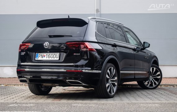 Volkswagen Tiguan Allspace 2.0 TDI R-Line 4MOTION DSG, 147kW (2021) / AJ NA SPLÁTKY / PROTIÚČET 2021 černá