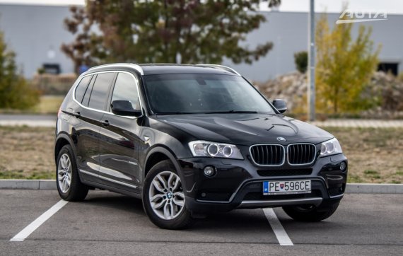 BMW X3 xDrive20d xLine Steptronic 135kW 2014 / AJ NA SPLÁTKY / PROTIÚČET 2014 černá