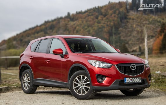 Mazda CX-5 2.2 Skyactiv-D 4x4 129kW AT/6 2014 / AJ NA SPLÁTKY / PROTIÚČET 2014 červená