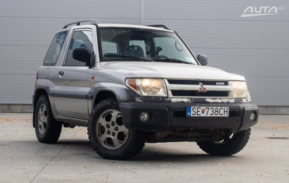 Mitsubishi Pajero Pinin 2.0 GDI, 95kW (2001) / AJ NA SPLÁTKY / PROTIÚČET / 2001 stříbrná metalíza