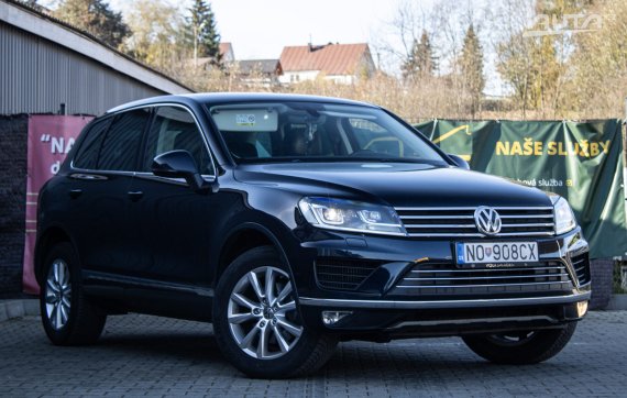Volkswagen Touareg 3.0 V6 TDI BMT 4MOTION A/T, 150kW (2017) / AJ NA SPLÁTKY / PROTIÚČET / 2017 modrá