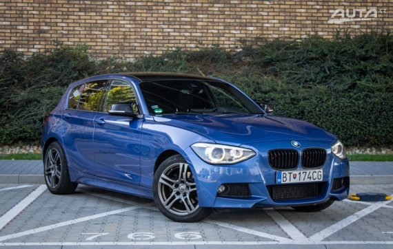 BMW Rad 1 120d M packet A/T, 135kW, A8, 5d. / AJ NA SPLÁTKY / PROTIÚČET / 2014 modrá