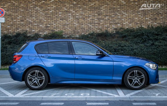BMW Rad 1 120d M packet A/T, 135kW, A8, 5d. / AJ NA SPLÁTKY / PROTIÚČET / 2014 modrá