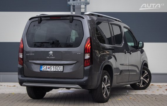 Peugeot Rifter 1.5 BlueHDi 130k GT, 96 kW, M6, 5d. / AJ NA SPLÁTKY / PROTIÚČET / 2022 šedá