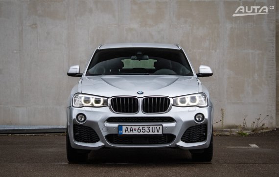 BMW X4 xDrive20d M Sport A/T, 140kW, A8 / AJ NA SPLÁTKY / PROTIÚČET / 2016 stříbrná metalíza