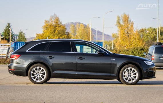 Audi A4 Avant 2.0 TDI 190k quattro S tronic, 140kW, A7 / AJ NA SPLÁTKY / PROTIÚČET / 2017 šedá