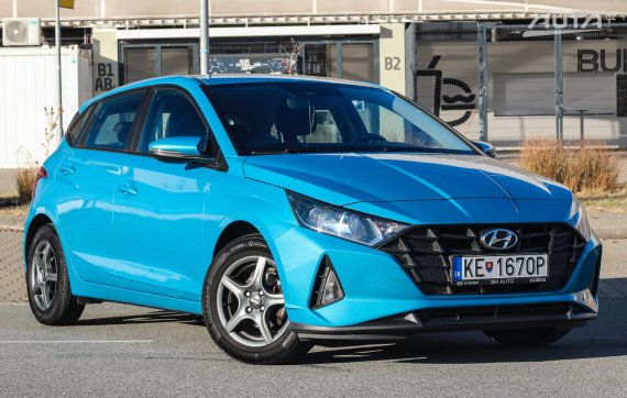 Hyundai i20 1.2, 62kW (2022) / AJ NA SPLÁTKY / PROTIÚČET / 2022 modrá