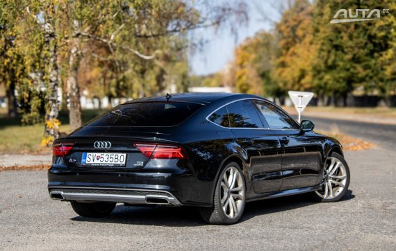 Audi A7 Sportback 3.0 BiTDI S-line 2016 240kW AT/8 / AJ NA SPLÁTKY / PROTIÚČET 2016 černá
