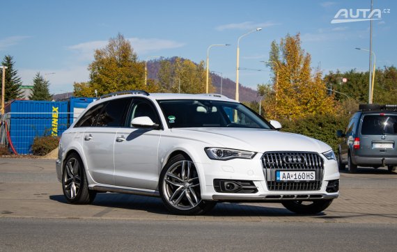 Audi A6 Allroad 3.0 TDI quattro S tronic, 200kW, A7 / AJ NA SPLÁTKY / PROTIÚČET / 2017 bílá