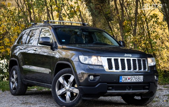 Jeep Grand Cherokee 3.0 CRD V6 Overland 4x4 A/T, 177kW (2011) / AJ NA SPLÁTKY / PROTIÚČET / 2011 šedá