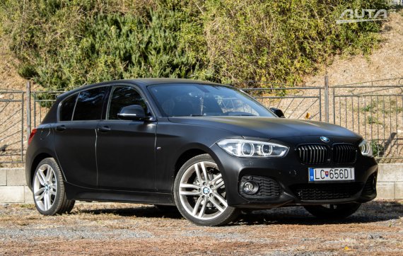 BMW Rad 1 118d M Sport A/T, 110kW (2016) / AJ NA SPLÁTKY / PROTIÚČET / 2016 černá