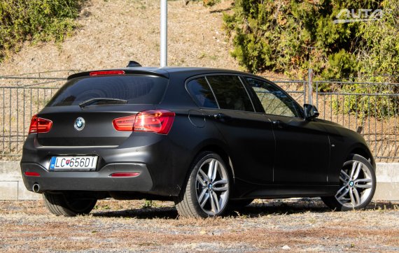 BMW Rad 1 118d M Sport A/T, 110kW (2016) / AJ NA SPLÁTKY / PROTIÚČET / 2016 černá