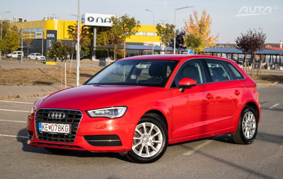 Audi A3 Sportback 1.2 TFSI, 81kW (2016) / AJ NA SPLÁTKY / PROTIÚČET / 2016 - hlavní pohled