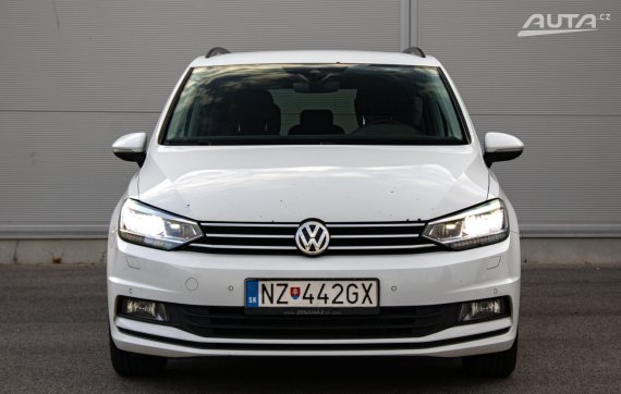 Volkswagen Touran 2.0 TDI SCR BMT DSG EU6, 110kW, A6 / AJ NA SPLÁTKY / PROTIÚČET / 2016 bílá