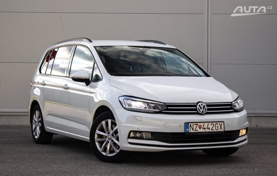Volkswagen Touran 2.0 TDI SCR BMT DSG EU6, 110kW, A6 / AJ NA SPLÁTKY / PROTIÚČET / 2016 bílá