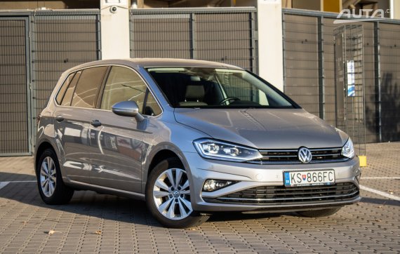 Volkswagen Golf Sportsvan 1.6 TDI DSG, 85kW (2018) / AJ NA SPLÁTKY / PROTIÚČET / 2018 stříbrná metalíza