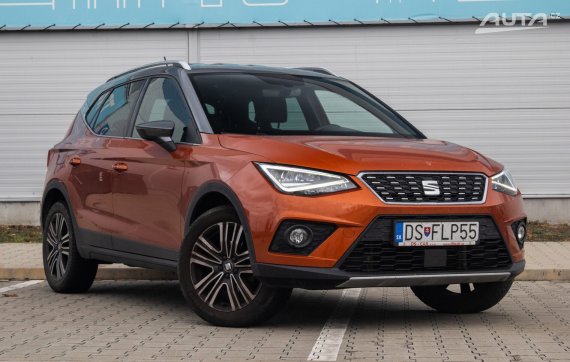 Seat Arona 1.0 TSI, 85kW (2018) / AJ NA SPLÁTKY / PROTIÚČET / 2018 oranžová
