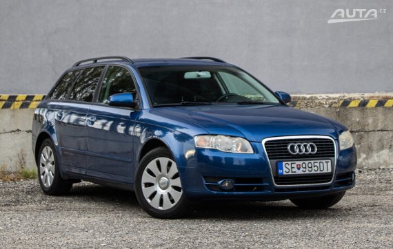 Audi A4 Avant 1.9 TDI, 85kW (2007) / AJ NA SPLÁTKY / PROTIÚČET / 2007 modrá