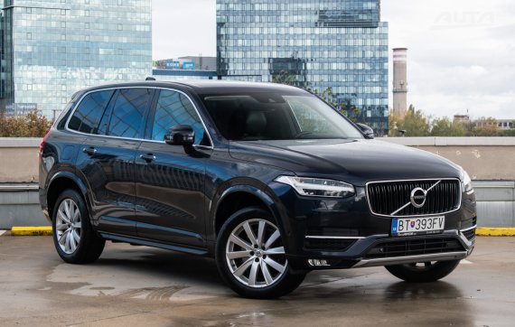 Volvo XC90 D5 Drive-E Momentum AWD A/T, 165kW (2015) / AJ NA SPLÁTKY / PROTIÚČET / 2015 modrá