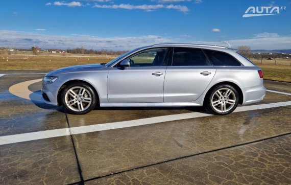 Audi A6 Avant 3.0TDi Quattro Bi-Turbo 235kW (320k), vzduch. podvozek + head-up + topení 2016 stříbrná metalíza
