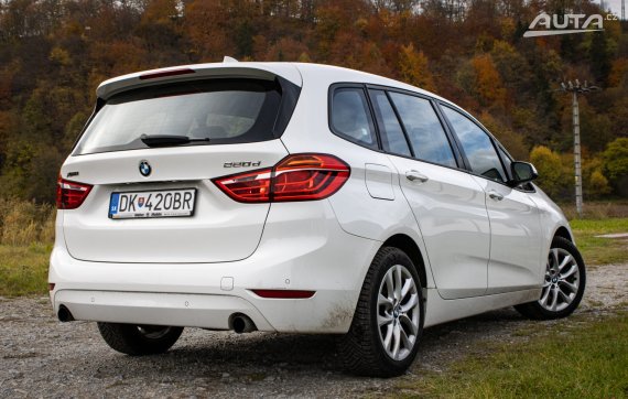 BMW Rad 2 Gran Tourer 220d xDrive Advantage A/T, 140kW, A8 / AJ NA SPLÁTKY / PROTIÚČET / 2015 bílá