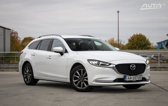Mazda 6 Combi (Wagon) 6 2.0 Skyactiv-G145, 107kW, A6 / AJ NA SPLÁTKY / PROTIÚČET / 2021 bílá