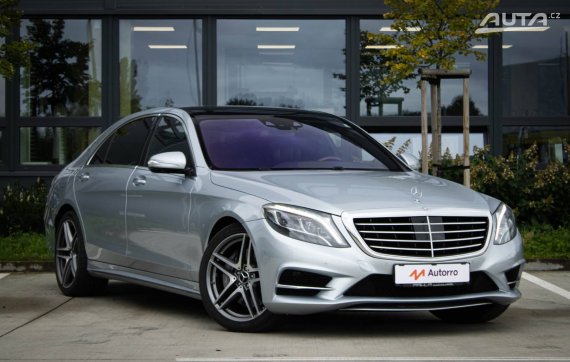 Mercedes-Benz S 350d 4MATIC LONG 2014 stříbrná metalíza