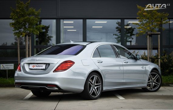 Mercedes-Benz S 350d 4MATIC LONG 2014 stříbrná metalíza