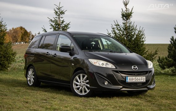 Mazda 5 2.0 110kW, M6, 5d. / AJ NA SPLÁTKY / PROTIÚČET / 2010 černá