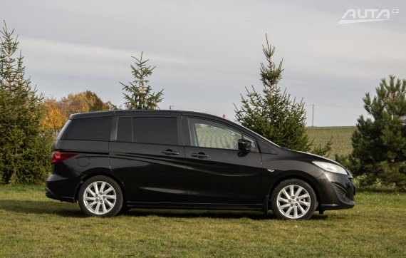 Mazda 5 2.0 110kW, M6, 5d. / AJ NA SPLÁTKY / PROTIÚČET / 2010 černá
