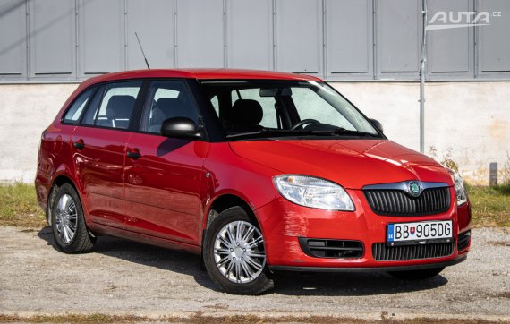 Škoda Fabia Combi II 1.2 HTP Classic, 44kW, M5, 5d. / AJ NA SPLÁTKY / PROTIÚČET / 2009 červená