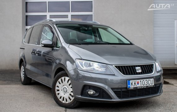 Seat Alhambra 2.0 TDI Style / 103kW / M6 / ZÁRUKA / AJ NA SPLÁTKY / PROTIÚČET 2011 šedá
