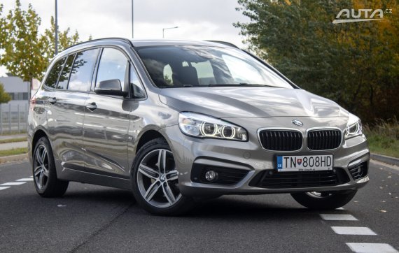 BMW Rad 2 Gran Tourer 218d Sport Line F46 / 110kW / A8 / ZÁRUKA / AJ NA SPLÁTKY / PROTIÚČET 2019 šedá