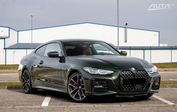 BMW Rad 4 Coupé 430xD M-Sport 2021 zelená