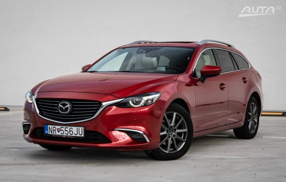 Mazda 6 Combi (Wagon) 2.2 Skyactiv-D Revolution TOP A/T, 129kW, A6 / AJ NA SPLÁTKY / PROTIÚČET / 2015 - hlavní pohled