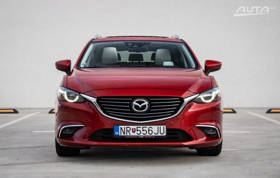 Mazda 6 Combi (Wagon) 2.2 Skyactiv-D Revolution TOP A/T, 129kW, A6 / AJ NA SPLÁTKY / PROTIÚČET / 2015 červená