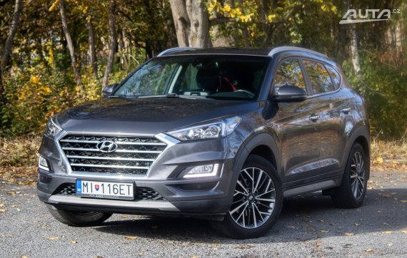 Hyundai Tucson 1.6 T-GDi, 130kW (2019) / AJ NA SPLÁTKY / PROTIÚČET / 2019 - hlavní pohled