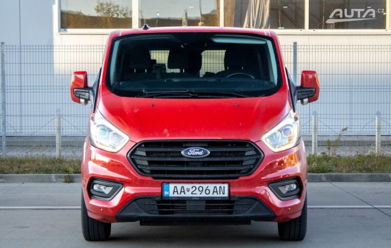Ford Transit Custom 2.0 TDCi EcoBlue Trend / 96kW / A6 / ZÁRUKA / AJ NA SPLÁTKY / PROTIÚČET 2023 červená