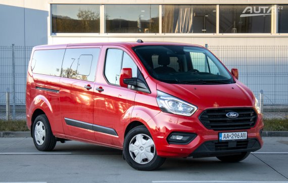 Ford Transit Custom 2.0 TDCi EcoBlue Trend / 96kW / A6 / ZÁRUKA / AJ NA SPLÁTKY / PROTIÚČET 2023 červená